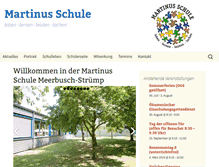 Tablet Screenshot of martinus-schule-mb.de